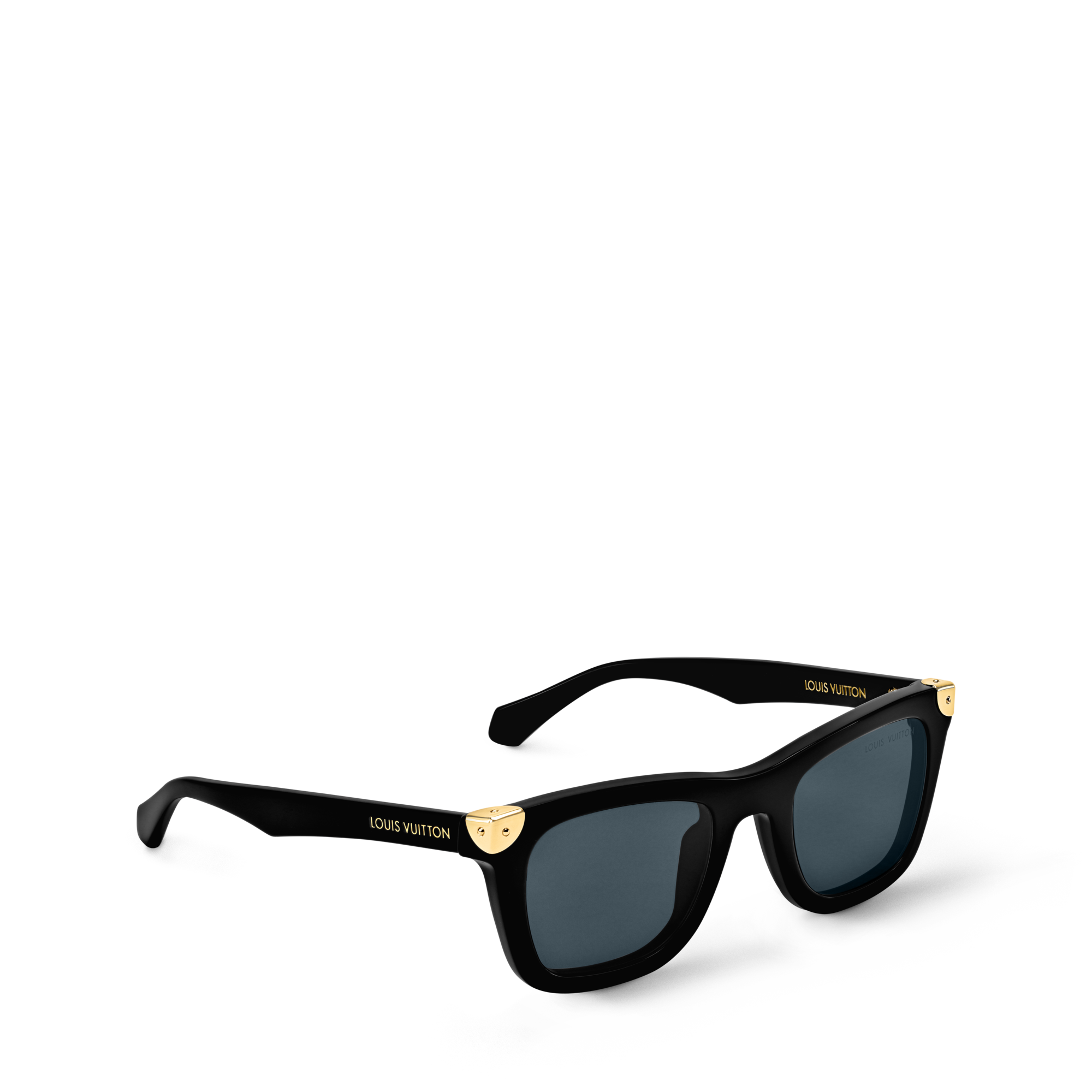 LV Hit Square Sunglasses - Luxury S00 Black | LOUIS VUITTON